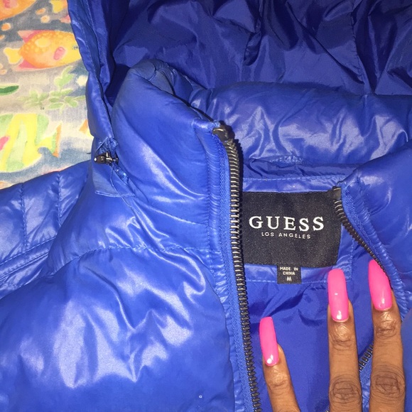 GUESS Men’s Bubble Coat - Picture 2 of 3